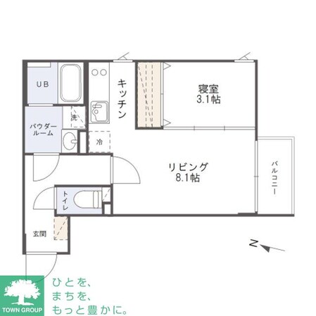 PASEO代々木の物件間取画像